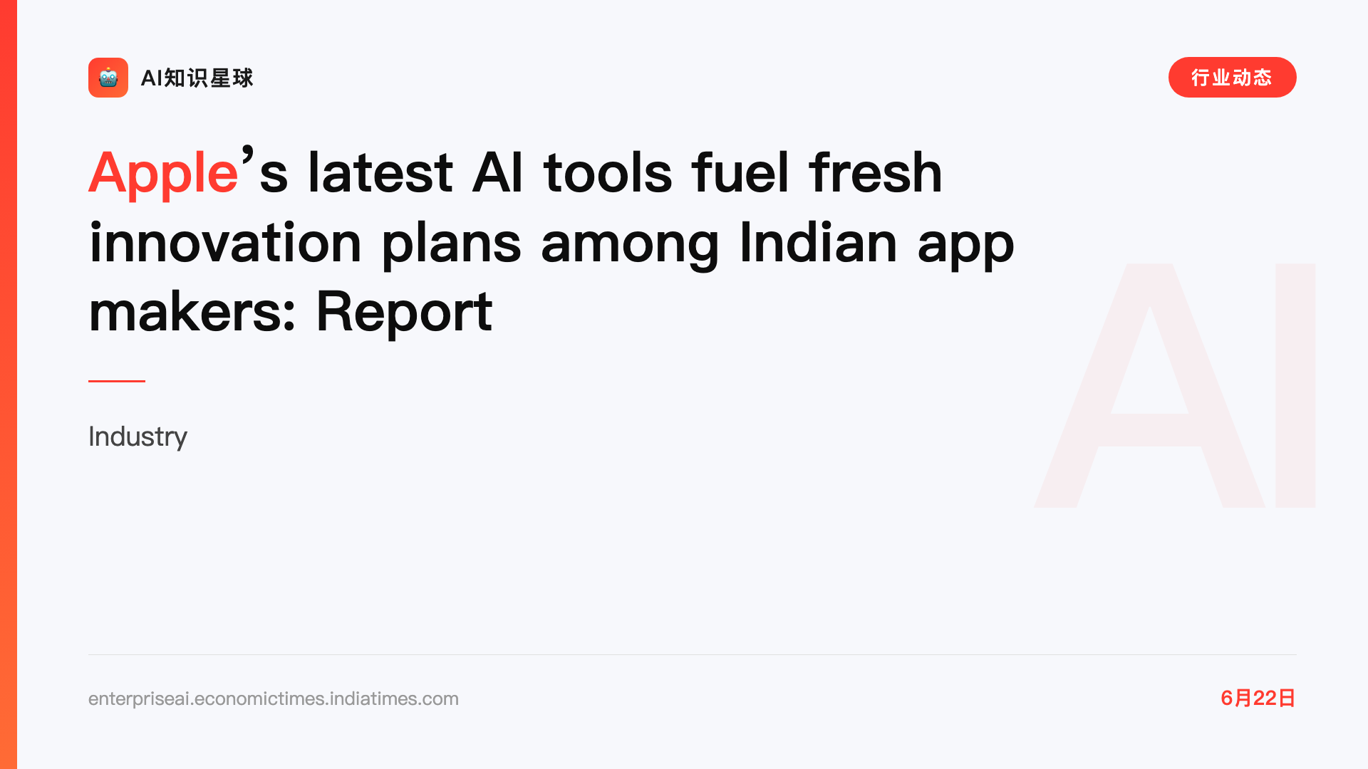 Apple’s latest AI tools fuel fresh innovation plans among Indian app makers: Report